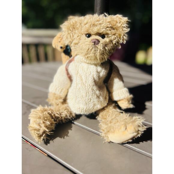 New Bearington Bear Collection - Kyle #1173 12” Baby In Backpack No Pants - Picture 2 of 8